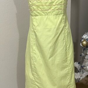 Lilly Pulitzer Franco Lush Green Strapless Dress